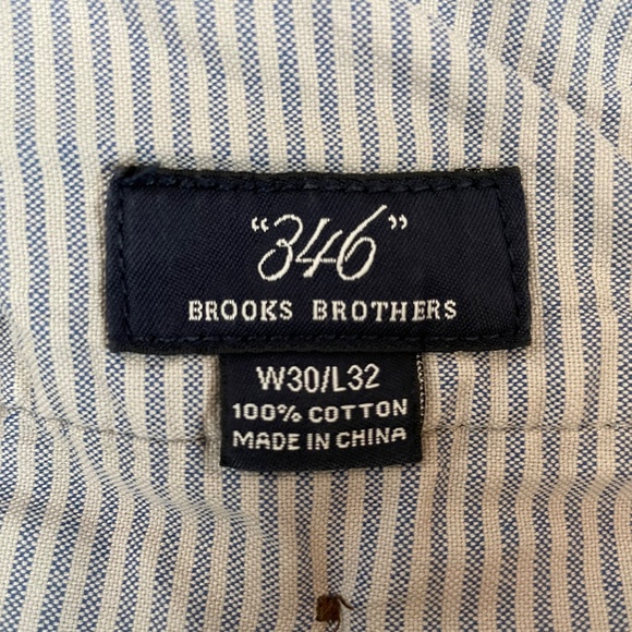 Brooks Brothers gray pinstripe trousers - Picture 3 of 5